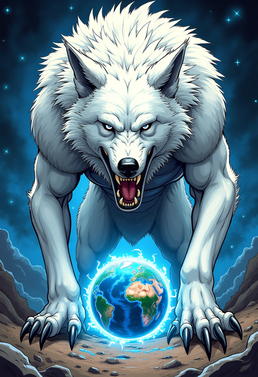 （0911）Today's challenge theme：White Wolf/白狼/白い狼