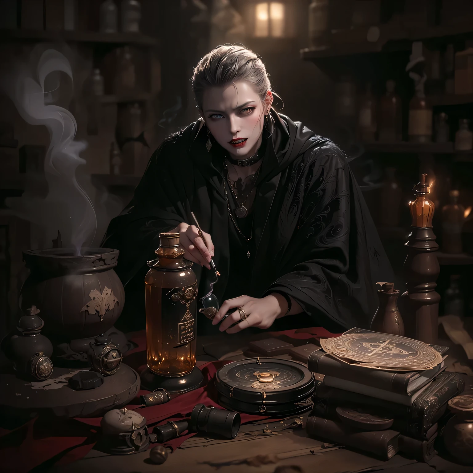 Original image created on September 4, 2024.
Vampire alchemist