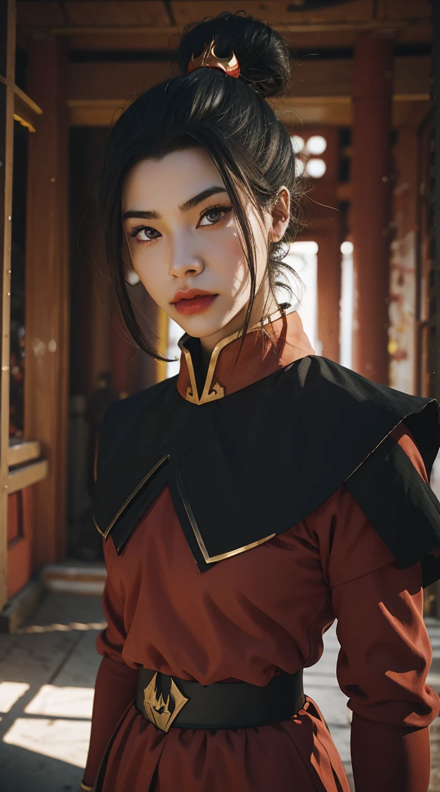 (Azula), facing viewer, cowboy shot