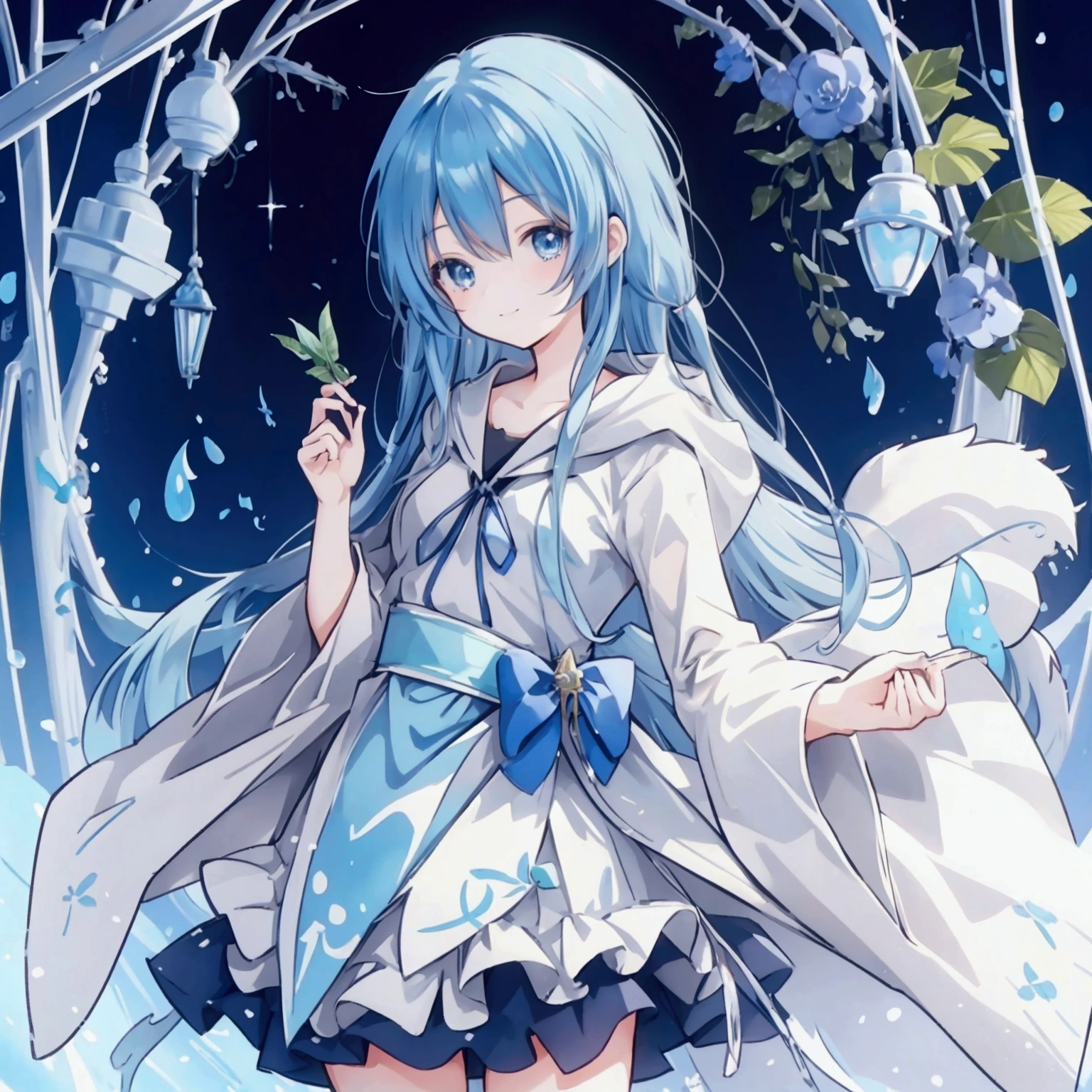 blue haire, eria ygo, smiling, holding money, throwing money, there is a girl that is standing in a pile of money, pixiv contest winner, pixiv, pixiv daily ranking, , top rated on pixiv, at pixiv, 4 k manga wallpaper, raining dollars, cute anime, small girl, exciting illustration, trending on pixiv, pixiv trending, trending on artstation pixiv