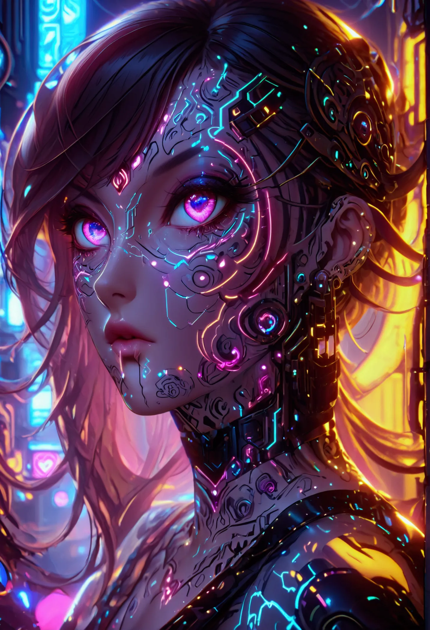 beautiful digital artwork, beautiful digital art, detailed beautiful face, 8k high quality oled detailed art, very beautiful dig...