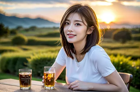 (realistic, 超realistic:1.4), 16k hdr, high resolution,brown short hair,the best smile、slim couple、model couple、japanese actress,...