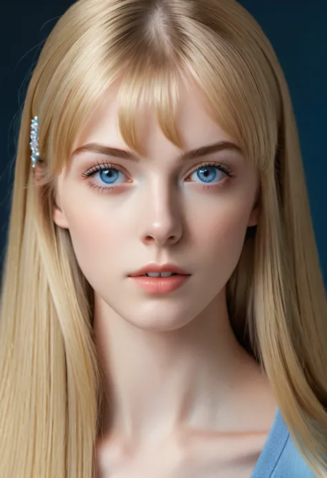 realism, uhd, masterpiece, accurate, anatomically correct, 16k, best quality, (teenage), a girl, (blonde) long straight hair, (i...