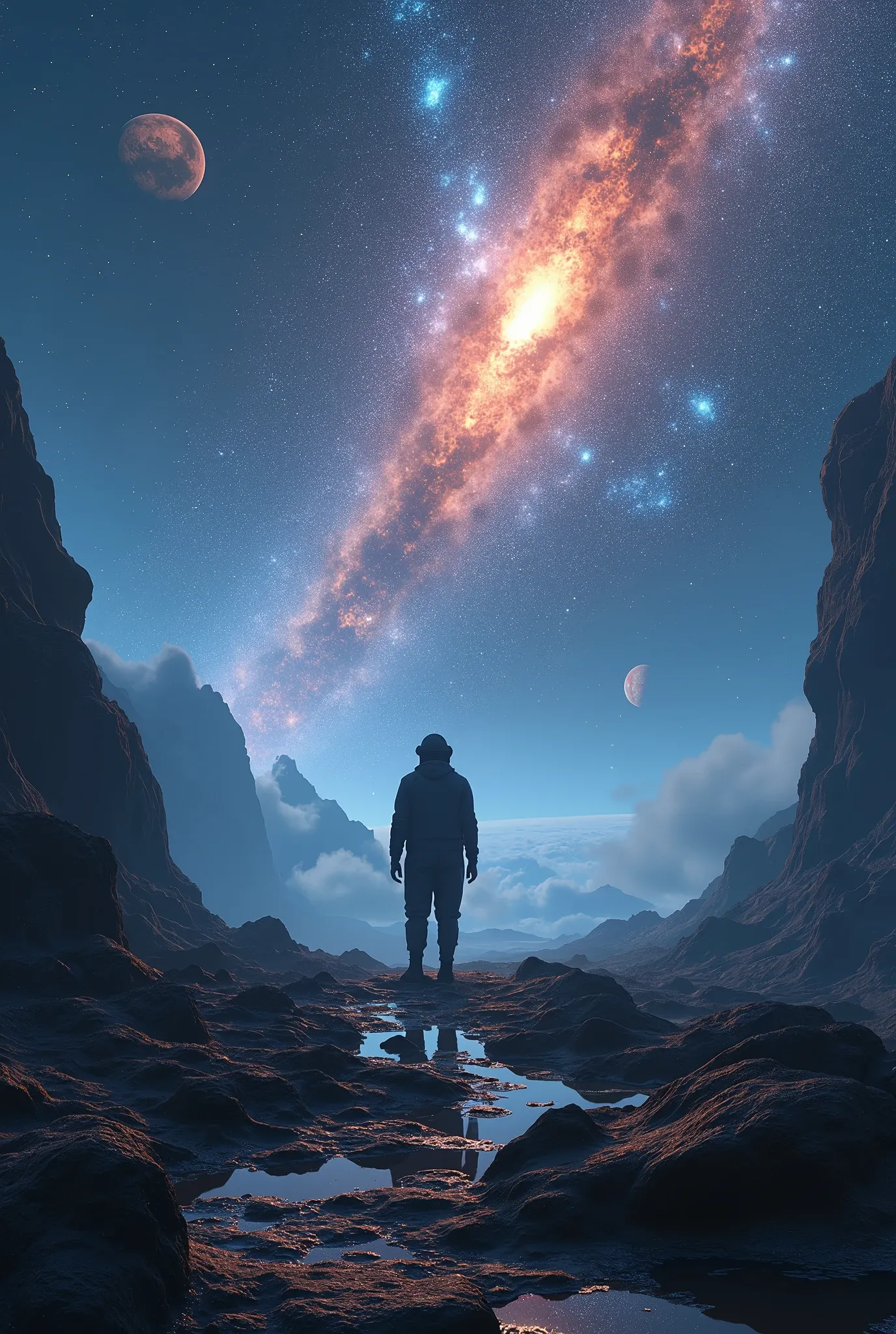 (octane render,RTX(ultra realistic)),(infinity(fantacy)),(I want to travel to Andromeda galaxy,High fantacy). 