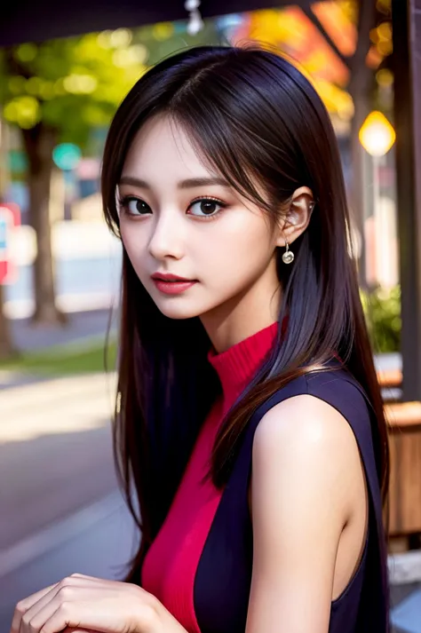 tzuyu 1, model, autumn fashion, best quality, high and fine, photo magazines,