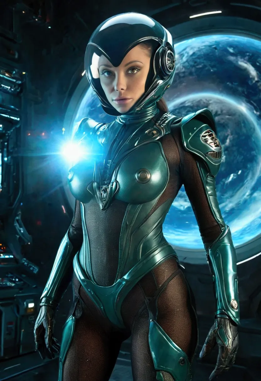 scifi alien space pilot,(movie poster),(cinematic lighting),(breathtaking),(detailed textures),(high resolution),(render), gritt...