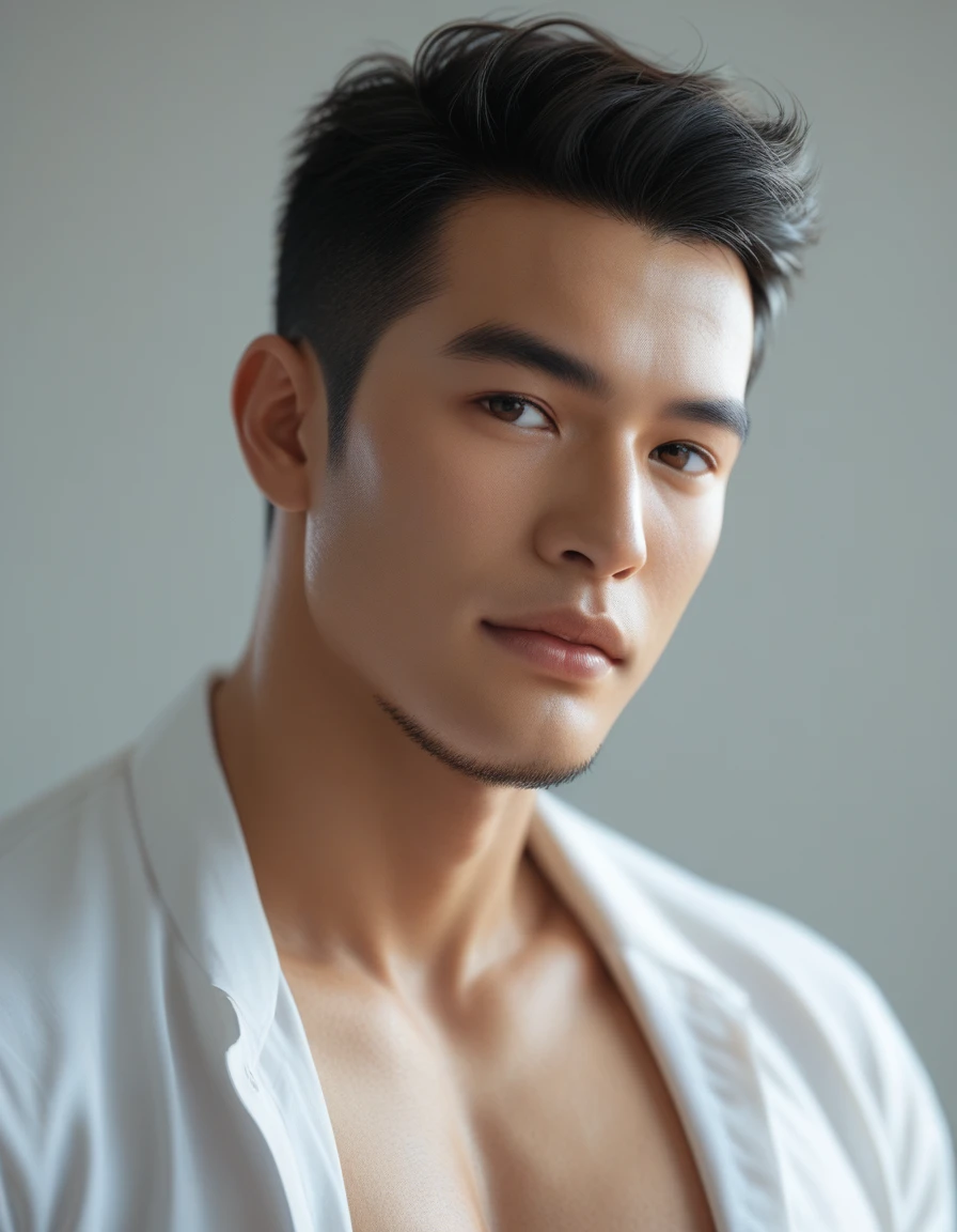 Handsome 20 years old Asian man