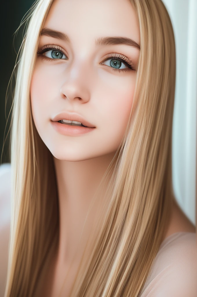 A tired beautiful blonde adult woman with a soft face, extremely detailed eyes and face, long eyelashes, wearing modest clothes, elegant silk flower background, cinematic photorealistic lighting, dramatic night scene, (best quality,4k,8k,highres,masterpiece:1.2),ultra-detailed,(realistic,photorealistic,photo-realistic:1.37),cinematic,dramatic,moody,warm light