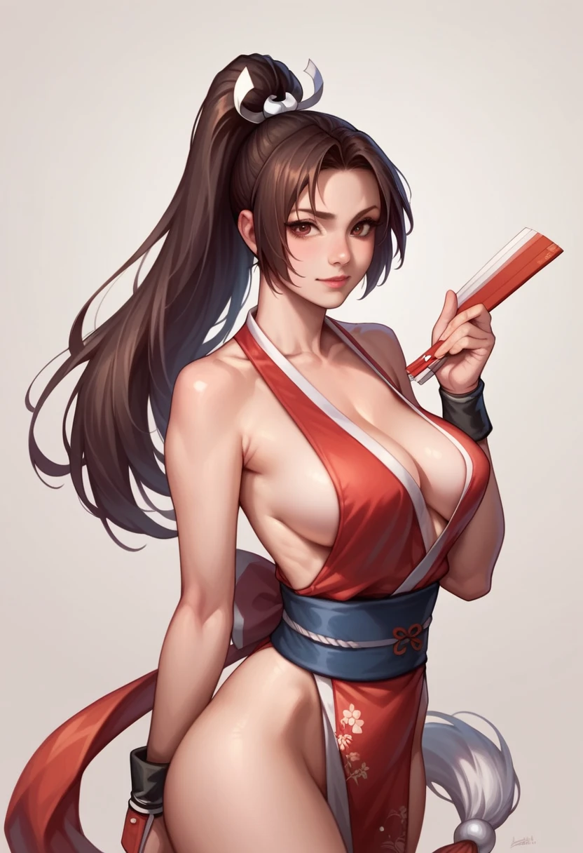 Mai Shiranui, Realistic, DETAILED, high quality, Best Quality, High Detail