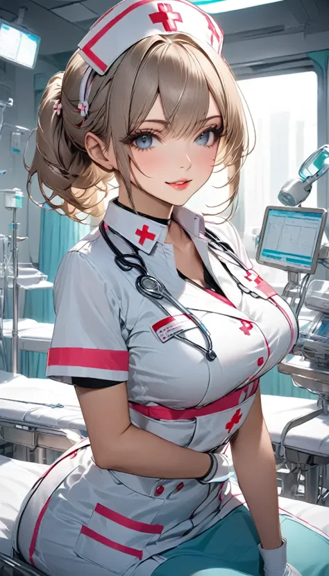 attractive nurse,