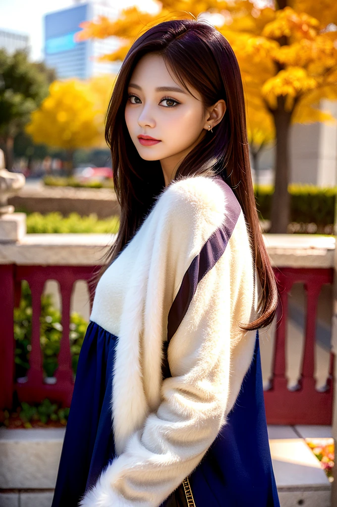 Tzuyu 1, Model, Autumn Fashion, Best Quality, High fineness, RAW Photos, 4k wallpaper, Fine details、