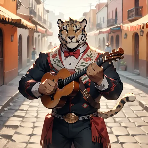 masterpiece, best quality, very aesthetic, absurdres, break [face:full body:10], from above, mariachi, plump middle-aged mexican...