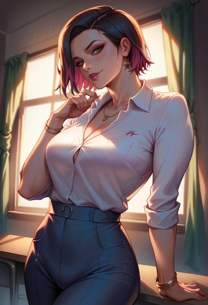 Yakuza Girl, Realistic, DETAILED, high quality, Best Quality, High Detail, 1, School Girl Yakuza