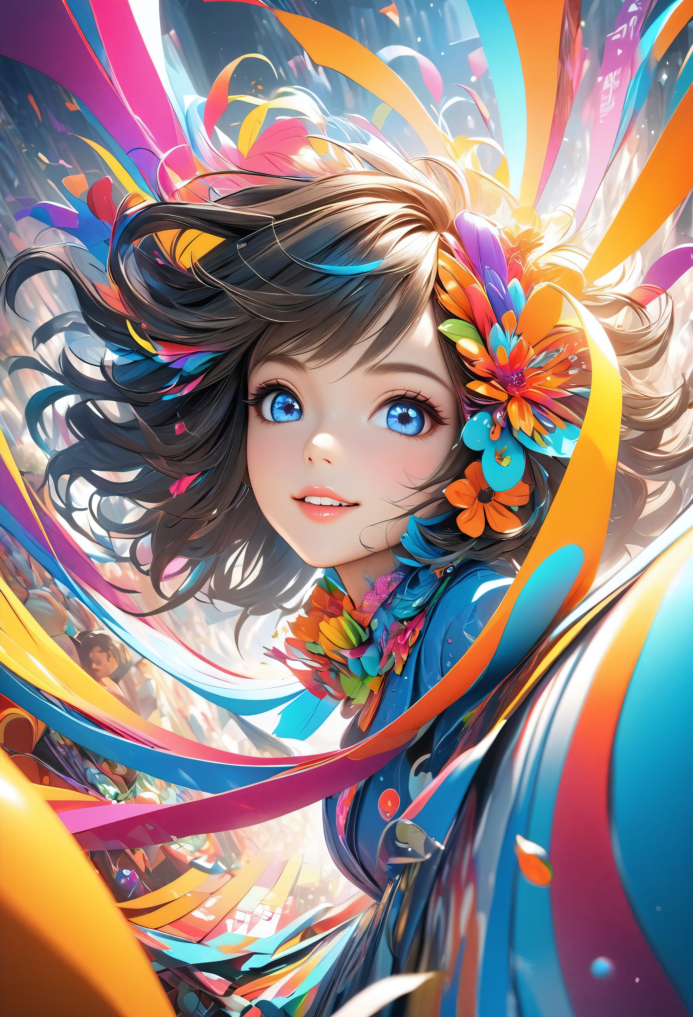 (1girl, words in the center, "thanks over the 1000 followers", detailed text, highly creative, funky, visually striking, celebratory, appreciative, vibrant colors, dynamic composition, whimsical, stylish, elegant, eye-catching, masterpiece:1.2),(best quality,4k,8k,highres,photorealistic:1.37),(intricate details, hyperrealistic textures, professional lighting, volumetric fog, dramatic shadows, vibrant saturation, cinematic framing)