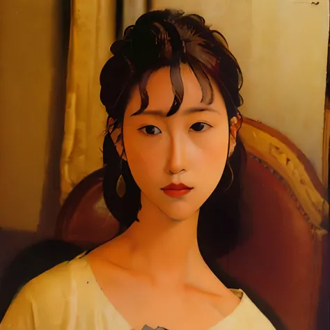 photorealistic、portrait of a beautiful woman