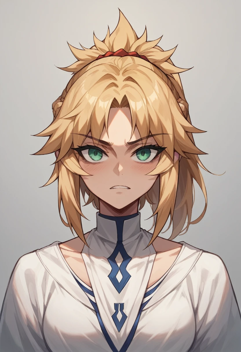 Highest quality, masterpiece, Ultra-high resolution,nsfw, mordred,Grown-up appearance、マイクロパンティ、(huge boobs),nsfw