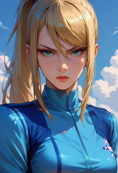 samus aran blue uniform