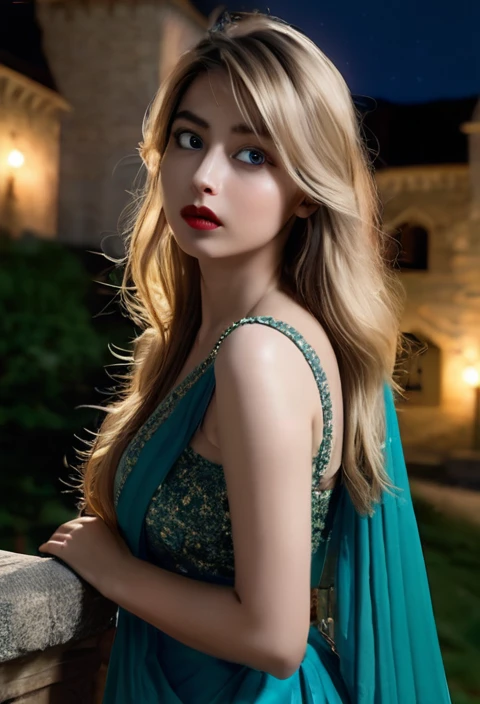 score_9, score_8_above, score_7_above, 1girl, realistic, blonde long hair with bangs, blue_eyes, realistic skin texture, detailed picture, upper_body, HD32k, royal_garden, medieval_castle, elegant_green_dress, off_shoulder_dress, moonlight, night, fullmoon, red_lips, licking_lips, puffy_lips
Beautiful indian woman posing, straight photoshoot pose, full body portrait, moonlit night, night time, winter, walking on forest path, detailed face, cute, big eyes, iconic, photorealistic, mountain temple, detailed background, big breasts, sexy thin saree, long wavy hair, cleavage, symmetric face, masterpiece, 8k, ultra realistic