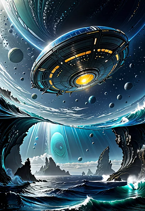 cutythbhjdfnm highly detailed cinematic concept art of the alien ocean solaris.