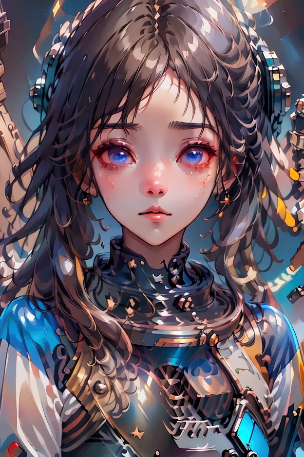 anime girl in space suit with helmet and glowing eyes, portrait anime space cadet girl, portrait armored astronaut girl, ross tran 8 k, high quality digital concept art, portrait of an ai astronaut, sci-fi digital art illustration, portrait beautiful sci - fi girl, makoto shinkai ( apex legends ), 4k highly detailed digital art, 8 k high detail concept art