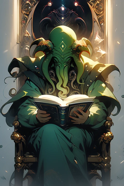 Cthulhu、Big Book、Emits magical light