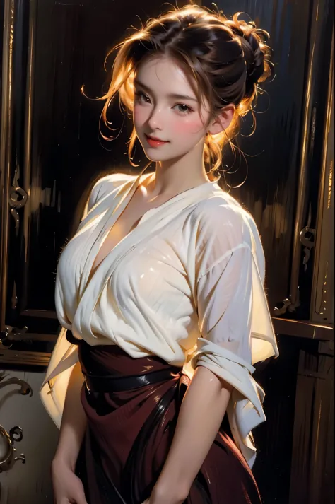 ((masterpiece:1.2)), ((old western style oil painting)), (highest quality, high resolution, ultra-realistic live-action represen...