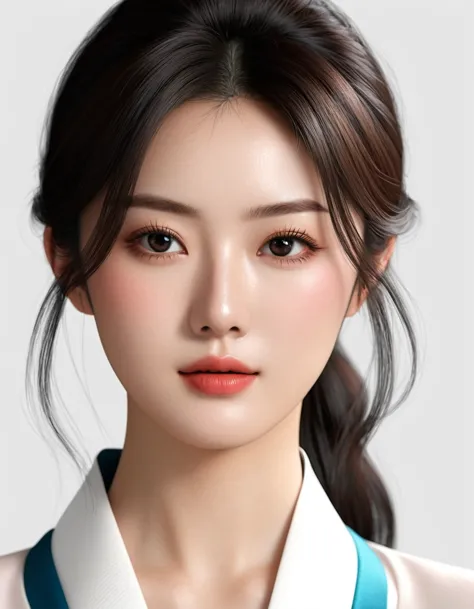 masterpiece, hyperrealistic, 8k, extremely detailed, photorealistic, japanese photo style,modern version of chang&#39;e and the ...