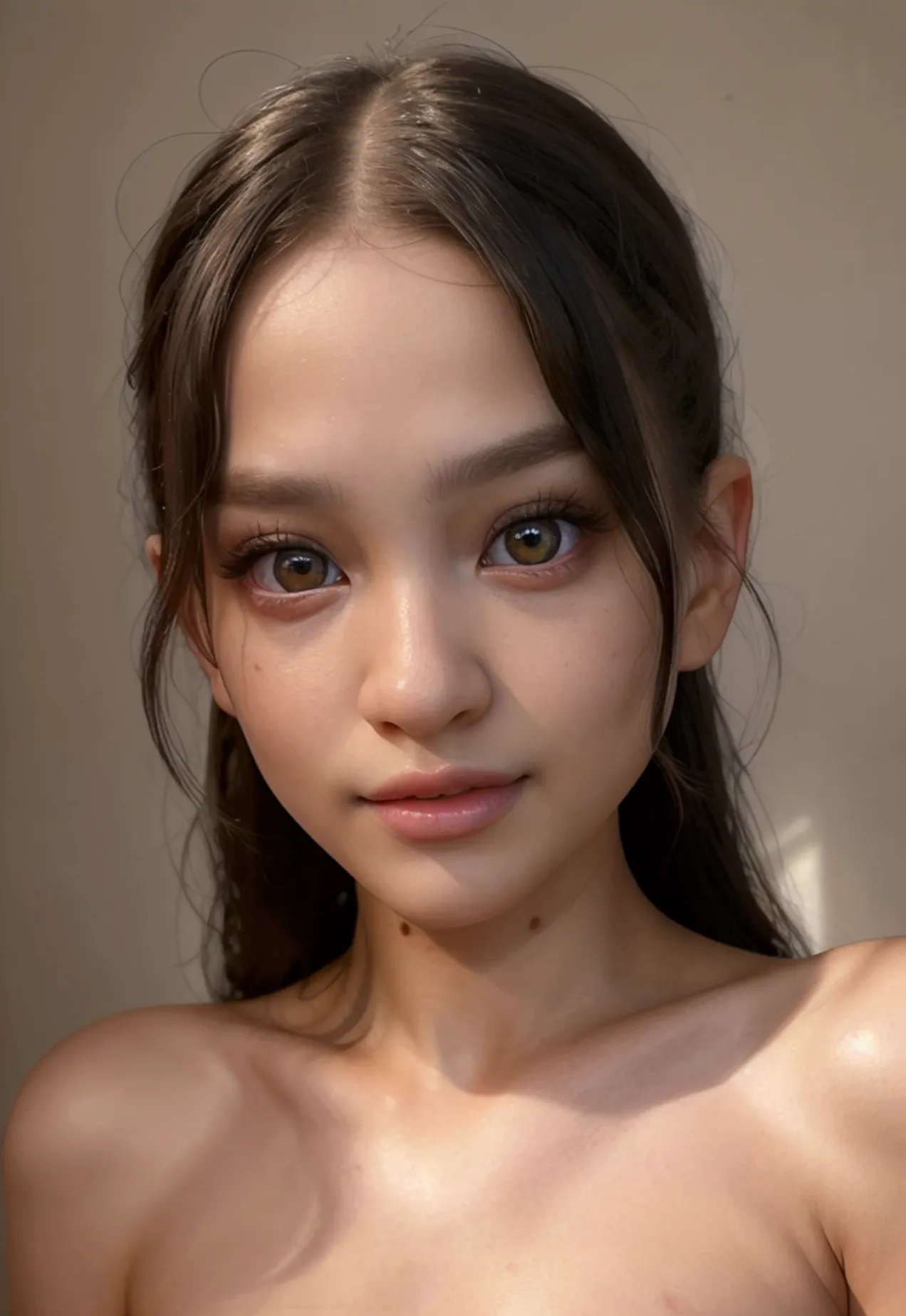 a small guava humanoid teen girl 18 years,(best quality,4k,8k,highres,masterpiece:1.2),ultra-detailed,(realistic,photorealistic,...