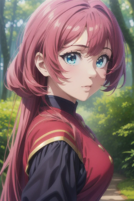 ((Best Quality)), ((masterpiece)), (detailed), Award-winning works, 信じられないほどのdetailed, 最大のテクスチャーとdetailed, Ultra-high resolution ,Super Resolution , A portrait of a red-haired girl,Beautiful Face, Standing on the path in the magical forest, Hair growth, Wavy, Wearing medieval dress ,whole body ( Young people :1.1,detailedeyes, face detailed, whole body:1.1,The background is a forest ),(Best Qualityer:1.2,超detailed:1.1,Realistic:1.37) ,Eyeshadow,Sharp focus,Swirling vibrant colors,), (Twilight), 8k