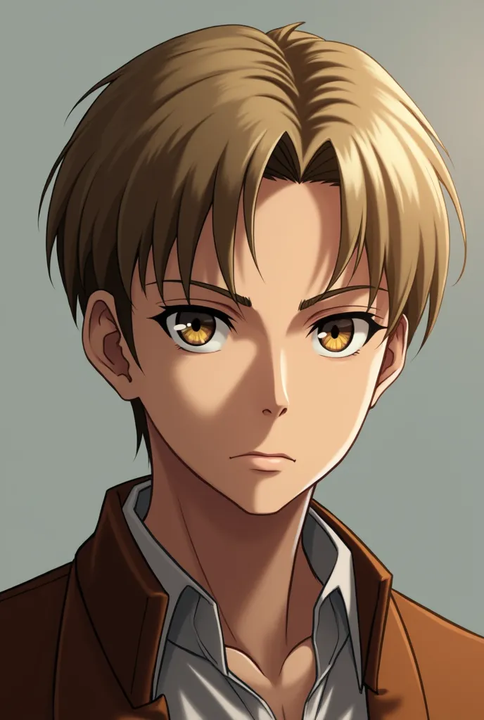 Jean Kirstein from the anime attack on titan, photo with appearance of REAL human