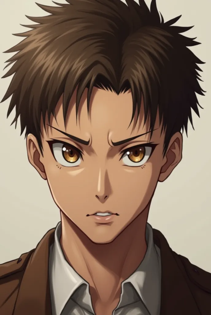 Jean Kirstein from the anime attack on titan, Photo with REAL HUMAN appearance and real features, without animation