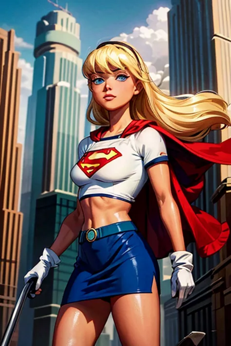 (cowboy shot), sfw, (masterpiece), (best quality: 1.0), (ultra highres: 1.0), detailed eyes,
break
supergirl, 1girl, long blonde...