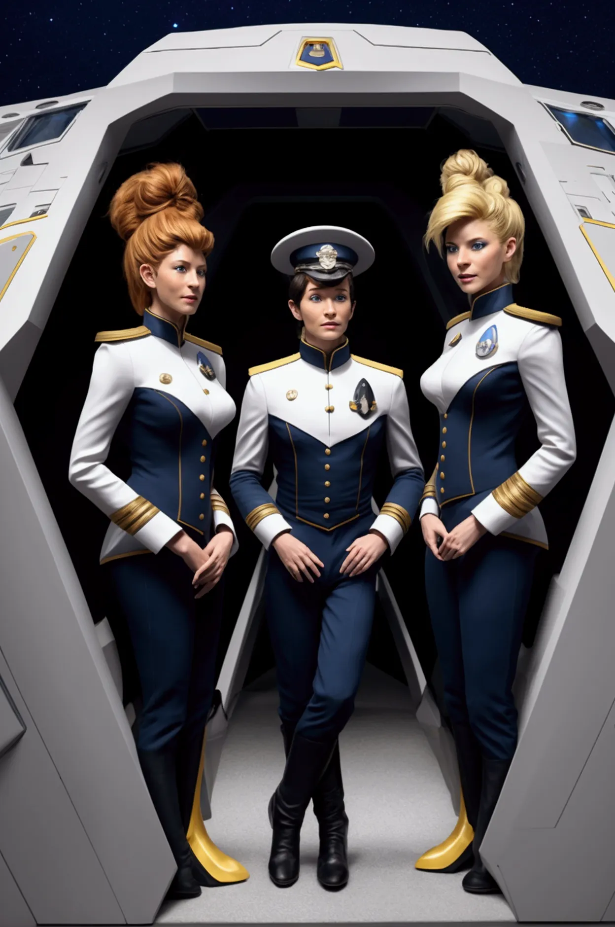 the bridge of the starship is abuzz with activity as a diverse group of 12 recently graduated cosmicfleet academy cadets and 12 ...