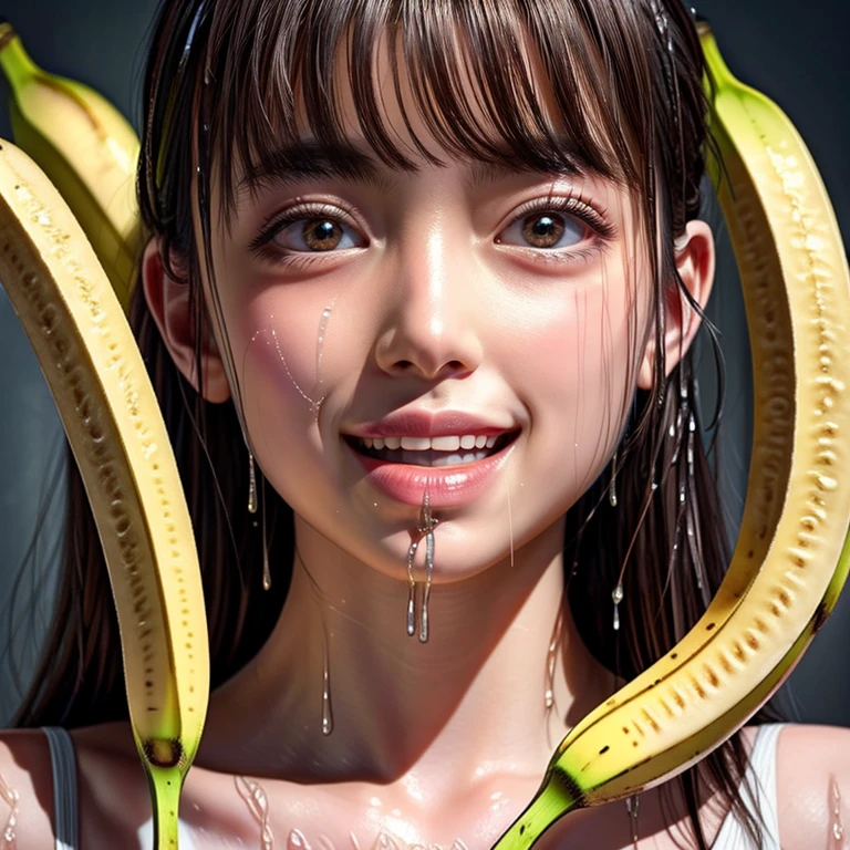 2 beautiful NOGIZAKA GIRLS, detailed portrait with extremely detailed features, (wet open lips licking and deep sucking Hard a banana:1.6), dynamic and joyful expressions LifeLike Rendering, professional photorealistic hyperdetailed (TopQuality 8k masterpiece:1.2),ultra-detailed,(realistic,photorealistic,photo-realistic:1.37), detailed Reflective eyes,beautiful detailed lips,extremely detailed eyes and face,longeyelashes. NOGIZAKA Girls