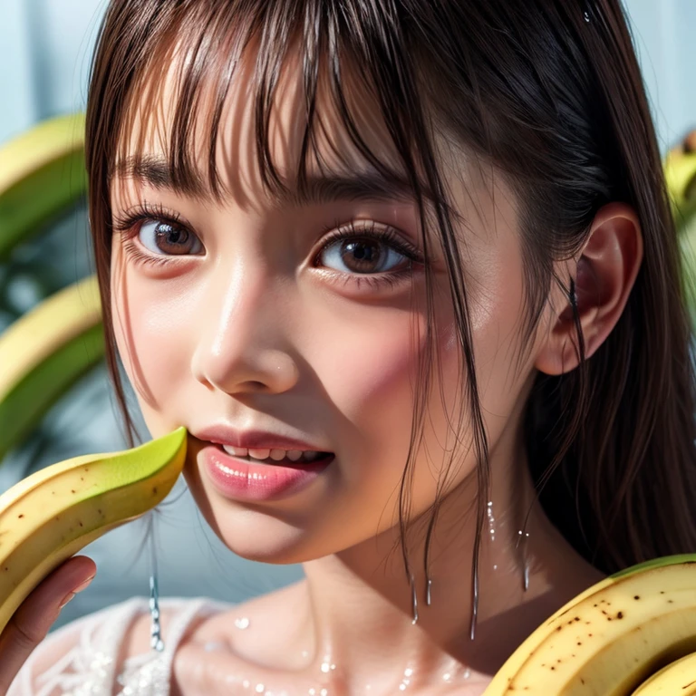 2 beautiful NOGIZAKA GIRLS, detailed portrait with extremely detailed features, (wet open lips licking and deep sucking Hard a banana:1.6), dynamic and joyful expressions LifeLike Rendering, professional photorealistic hyperdetailed (TopQuality 8k masterpiece:1.2),ultra-detailed,(realistic,photorealistic,photo-realistic:1.37), detailed Reflective eyes,beautiful detailed lips,extremely detailed eyes and face,longeyelashes. NOGIZAKA Girls