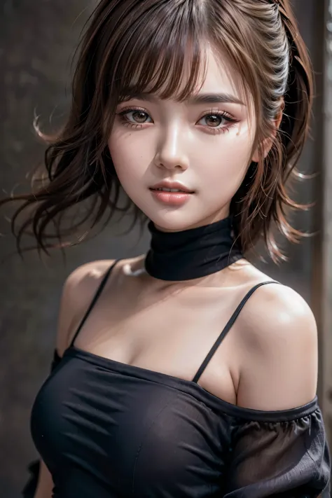 realistic (photorealistic realism,highres,masterpiece:1.2), ultra realistic details: velvety skin, pupils. (best quality photogr...