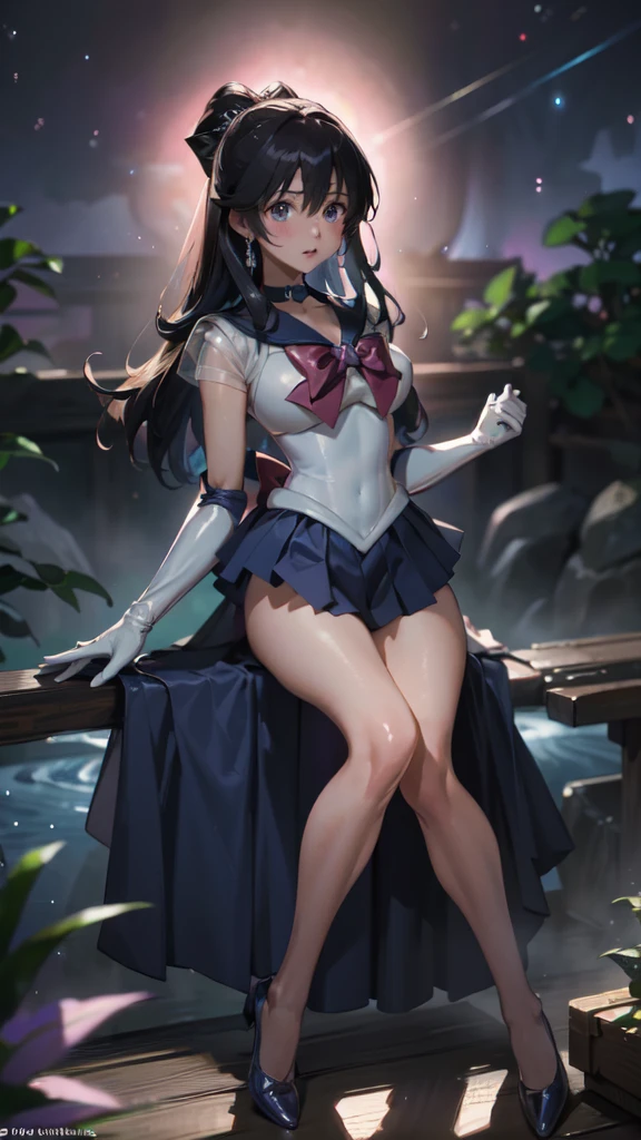 master piece,best quality,ultra detailed,8k,
ambient light,realistic skin,glossy skin,
（sailor_saturn）、sailor moon outfit、
（lie face down：1.3）、（the body is very wet：1.5）、Yukata、Glossy lips、Slightly emphasize the lower lip、blush、Embarrassed expression、emphasizing the cleavage、
Fantastic night sky、full moon、aurora、horizon、(((waterfall)))、One girl, solo, High resolution, Anatomically correct, Best Quality, High resolution, masterpiece, Best Quality, Textured skin, Very detailed, Ultra high definition, 