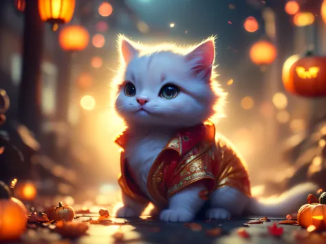 (best quality, super detailed, masterpiece, representative work, official art, professional, super high detail, 8k:1.3) cute cat...