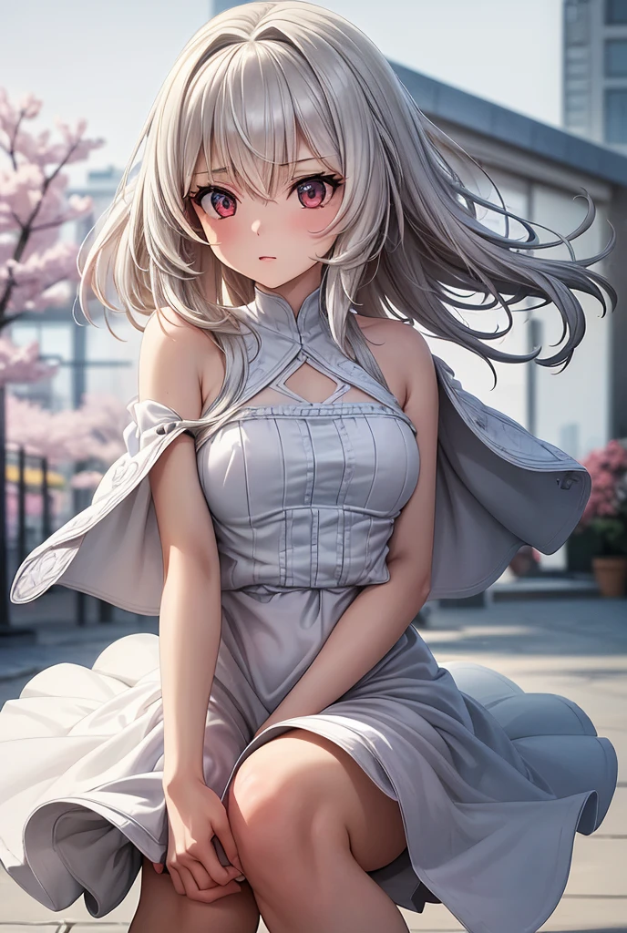 best quality:1.5), (ultra-detailed:1.5), (()), ((best quality)), (high resolution), (illustration), (an extremely delicate and beautiful), (ultra detailed beautiful face and eyes), 1girl, leaning forward sharp focus, ray tracing, 1girl, silky hair, multicolored hair, White hair(inner color Cherry blossom )、background(sakura tree, day light), eye color(White pink, high definition, inner eye sakura),volumetric lightning, Feet, chest emphasis, Toes, Full body painting、Abdominal muscles、Exposed belly、Hip emphasis、Groin、shin、Lift your butt、Abdominal muscles強調、looking_all(score_9:1.2), (score_8_up:1.2), (score_7_up:1.2),Alone,Perfect anatomy,(one cute girl:1.3),(line art:1.3),(Soft atmosphere:1.3),perfect anatomy,(A soft anime-style image capturing a delicate and ephemeral atmosphere),Enhance the anime screencap by adding a watercolor background, further elevating the dreamy and ethereal aesthetic. This scene, now rendered in 16k wallpaper resolution, merges the delicate beauty of the girl with pale skin and white hair with a soft, lush watercolor landscape. The big, intricately designed dress and her captivating eyes are set against a backdrop that mimics the fluid, blending colors of a watercolor painting, adding a layer of artistic depth and emotion. The perspective from above at a dutch angle, combined with the watercolor effect, creates a composition that feels like a floating, dream-like world, glowing aura around her are now part of a canvas that blends reality with imagination, inviting the viewer to step into a tranquil world of soft hues and poetic beauty, all encapsulated within a serene, watercolor dream,break,(best quality:1.3),(best masterpiece:1.3),(very aesthetic:1.2),(absurdres:1.2),newest,(intricate details:1.2),ai-generated,absurdres extremely detailed CG,depth of field,dynamic angle,dynamic pose