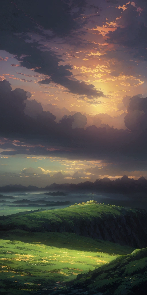 masterpiece, best quality, ultra-detailed, high resolution,High quality, high definition images, full HD, 8k,(anime style:1.3), Beautiful views、Mysterious Landscape、Another world style