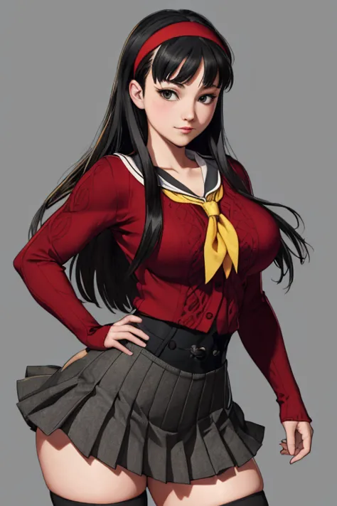 (best quality), (masterpiece), 1 girl, early 20's, huge heavy breasts, thick, thick lips, wide hips, thin waist, yukiko, red car...