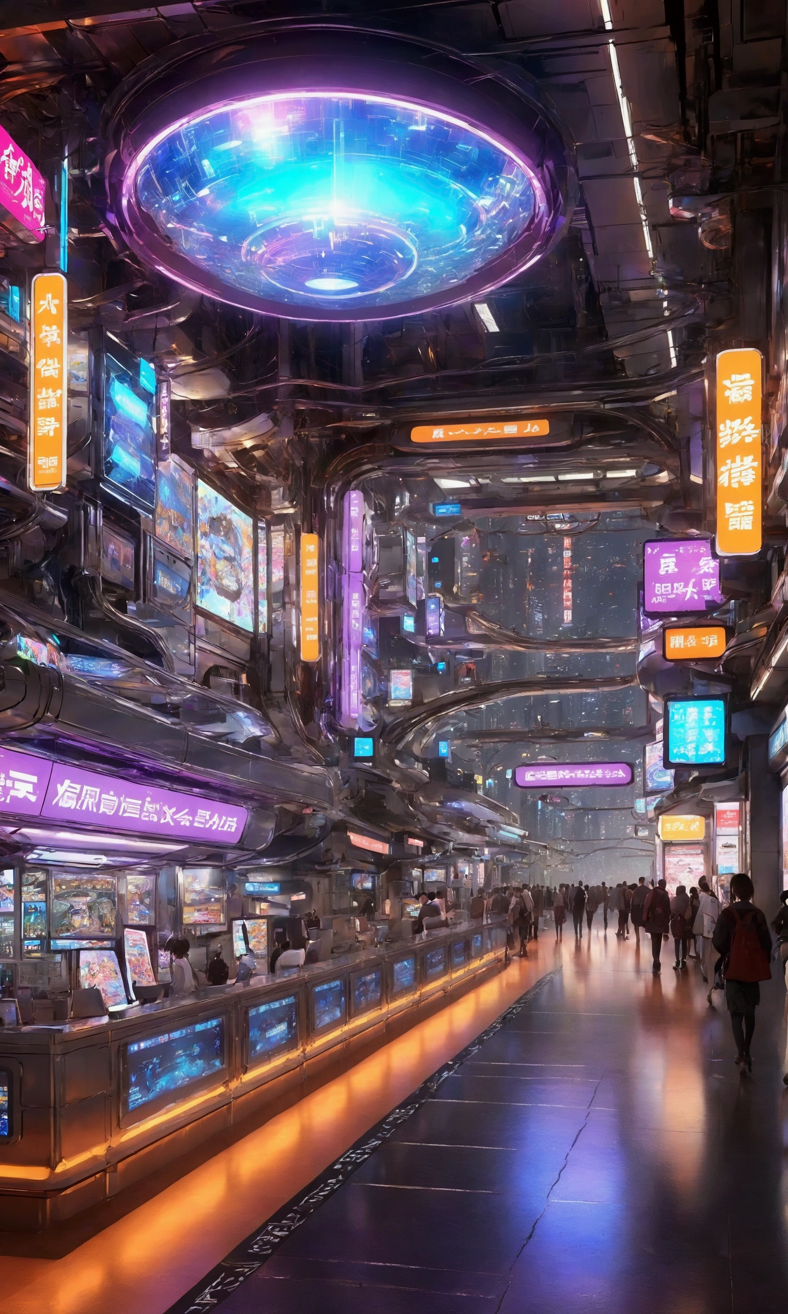 masterpiece, best quality, ultra-detailed, high resolution,High quality, high definition images, full HD, 8k,(Anime Style:1.3), Future City、Mechanical life forms