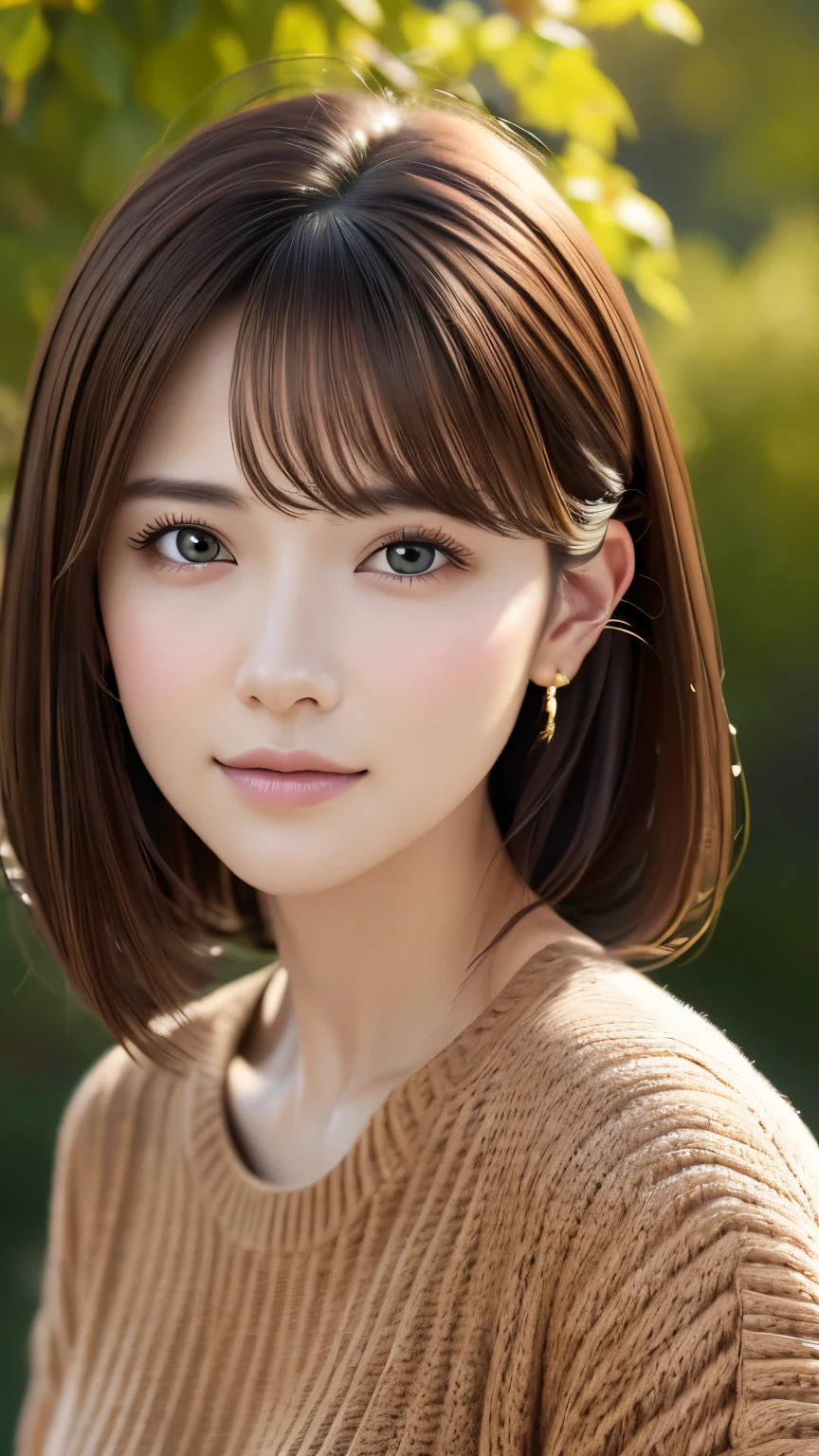 (Representative works:1.3)、(8k、Realistic、RAW Photos、Best image quality:1.4)、(30 year old mature woman)、Small face、Beautiful Face、(Realistic Face)、No makeup、Natural Makeup、light makeup、 (Dark brown hair)、Beautiful hairstyle、Realistic eyes、Beautiful details、 (Realisticな肌)、Beautiful Skin、 (sweater)、 Confused、 charm、超High resolution、Ultra-realistic、 High resolution、Golden Ratio