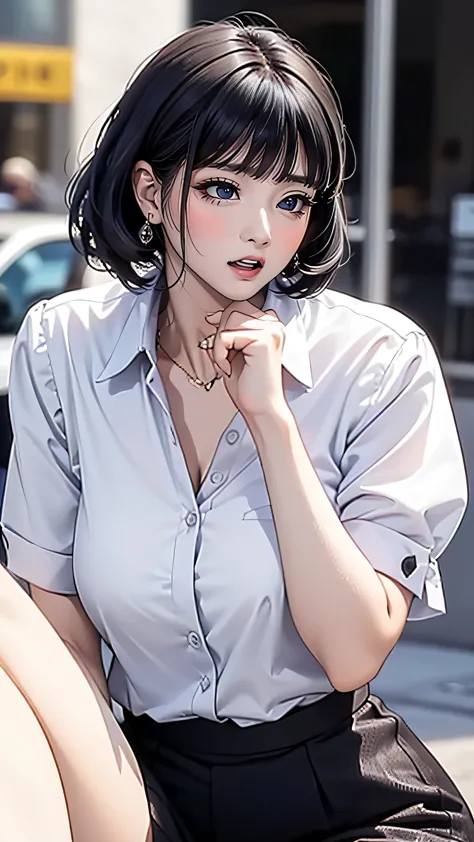 random office lady fashion,(thin type),(large breasts),(random pose),(random hairstyle),(cinematic scene,highest image quality,(...