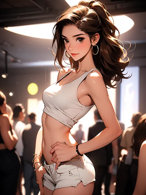 (masterpiece), best quality, expressive eyes, perfect face, nightclub background), (standing), (smirk), (closeup view), (1girl, ...