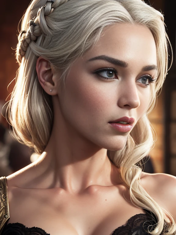 Daenerys Targaryen, White hair, extremely detailed artgerm, (masterpiece, best quality:1.2), (insanely detailed, beautiful detailed, masterpiece, best quality), (insanely detailed, masterpiece, best quality) 