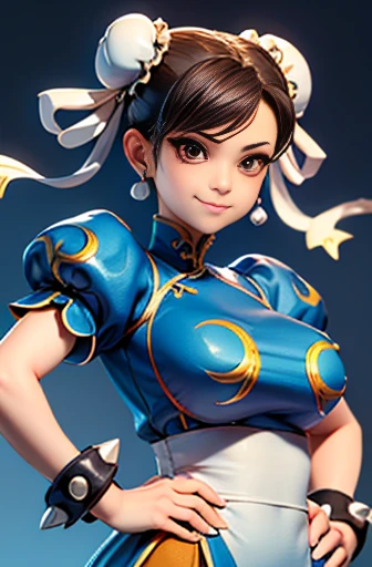 Chunli、
1 girl, 20 years old , ((masterpiece), (high aesthetic), (absolutely resolution), on), posing, hands on hips, low angle, smirk, erotic expression, looking down