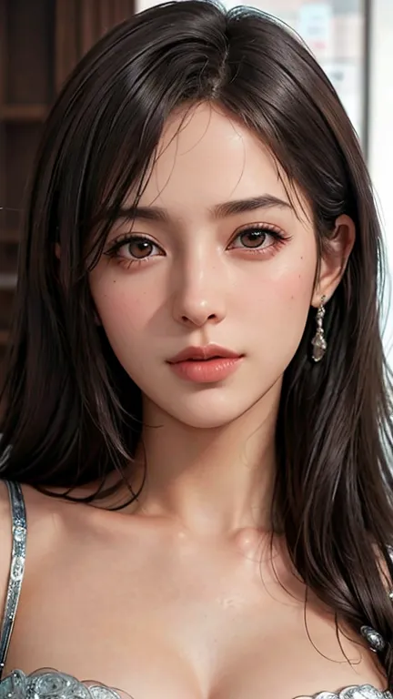 (8ก, highest quality: 1.2), very detailed, thorough solution, (realistic, realistic photo: 1.37), portrait, high resolution raw ...