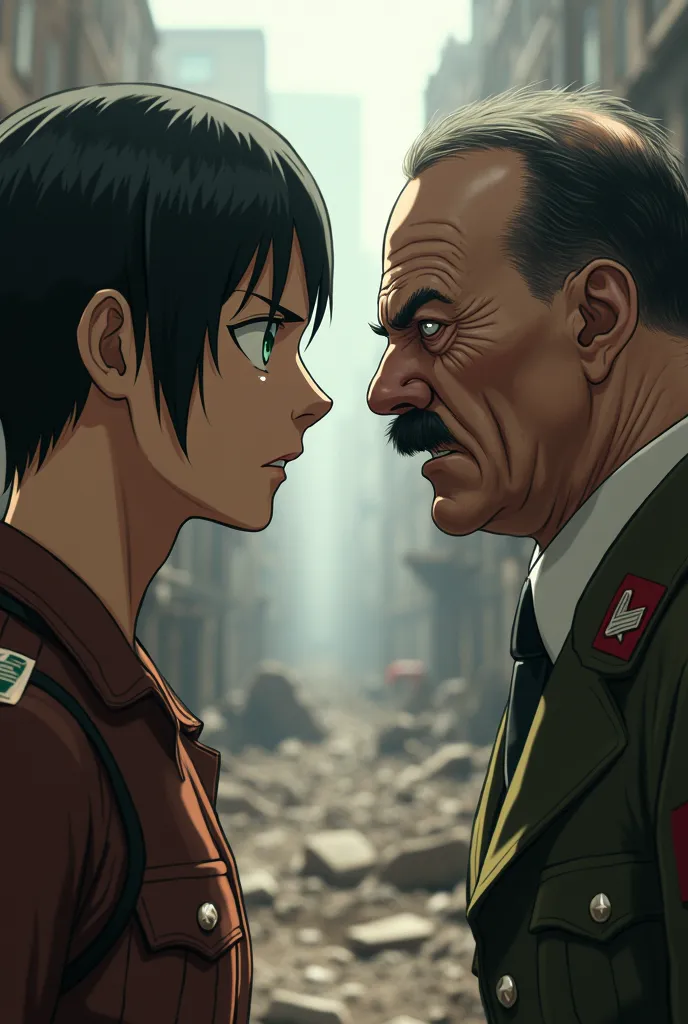 Eren Yeager et Hitler 