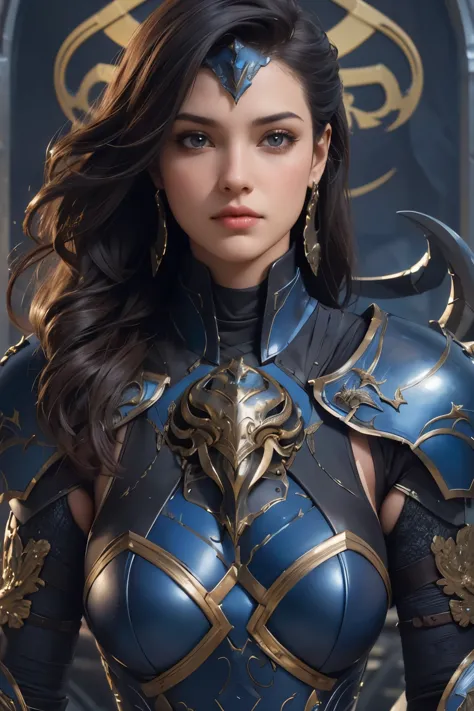 a close up of a woman in armor with a sword, girl in knight armor, beautiful female knight, gorgeous female paladin, artgerm ; 3...